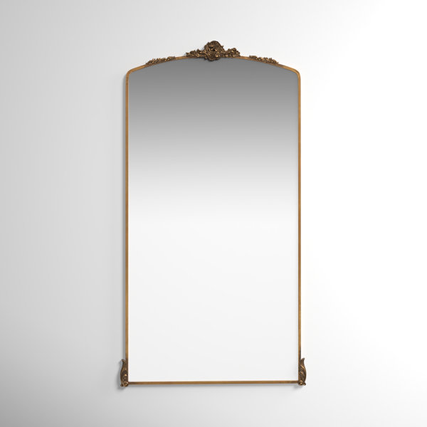 Aticus Metal Arch Wall Mirror 70x36"