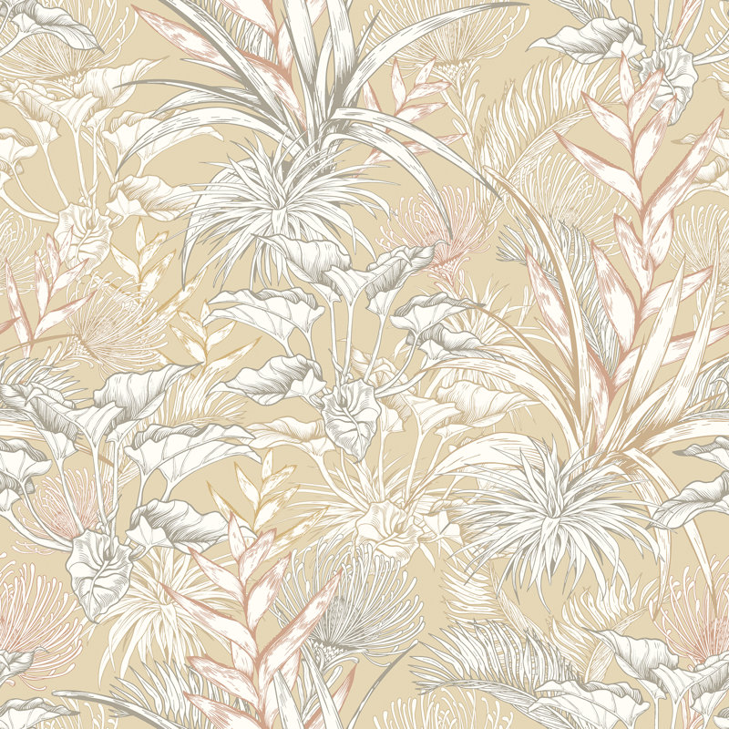 Tropical Canopy - Hemp, Neutral