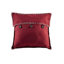 Housse de lit de jour 6 pièces en tissu écossais réversible rouge avec bourre en coton pour une literie durable et confortable