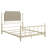 Candler Upholstered Metal Bed