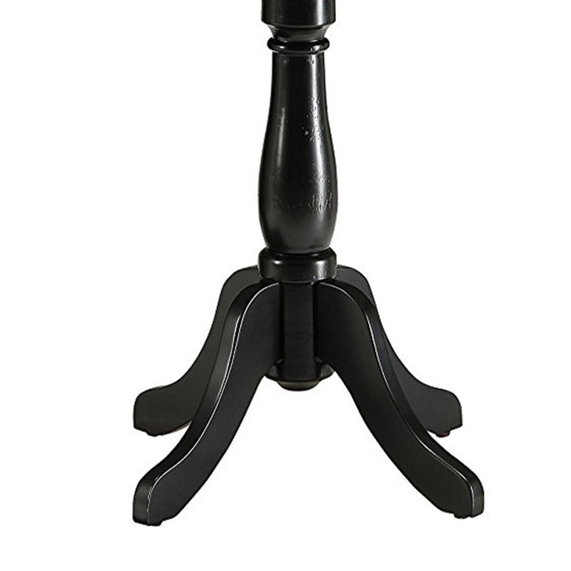 Table de bout Krohn, H 22 po x l 18 po x P 18 po, Noir, noir, noir, noir