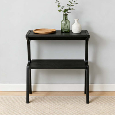 Wooden Bedside,Sofa Table,2-Tier Side Table