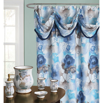 Kyona Floral Shower Curtain