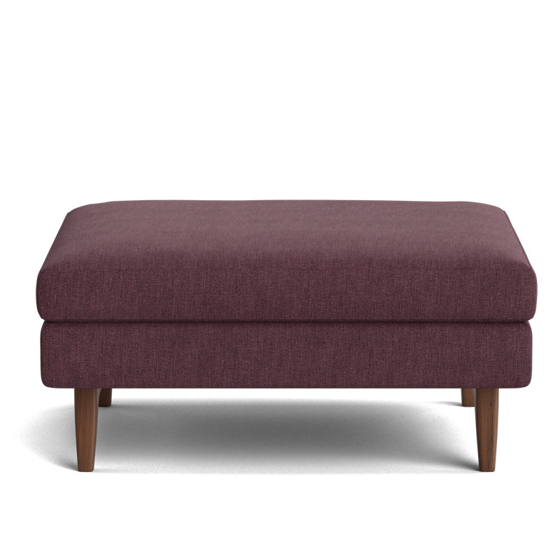 Tyler Ottoman, Performance Weave - Aubergine