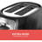 BLACK+DECKER 2-Slice Toaster, TR1278BD, Extra Wide Slots, 7 Shade Settings, 850 Watts, Frozen And Bagel Buttons