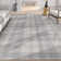 Tapis gris clair à tissage plat Kehr