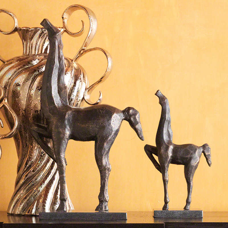 Cubist Horse Figurine, Large
