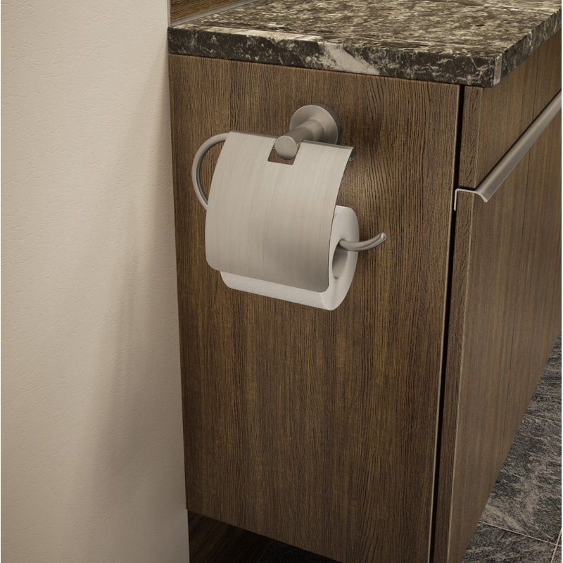 Porte-papier hygiénique Dia, Nickel satiné