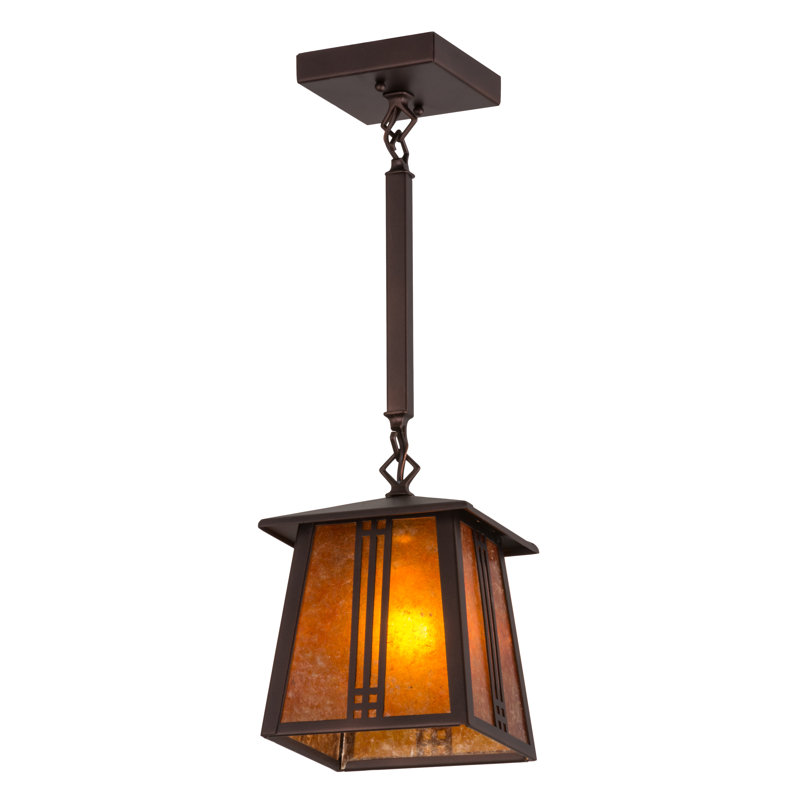 Luminaire suspendu géométrique 1 lumières lanterne Yoshida