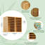 Organisateur de marqueurs, rangement de bureau en bois pouvant contenir 126 marqueurs, stylos, crayons