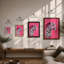 Alert Leopard Modern - Framed Print-1378844098-1378844108