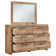 Commode double 6 tiroirs avec miroir Homeira