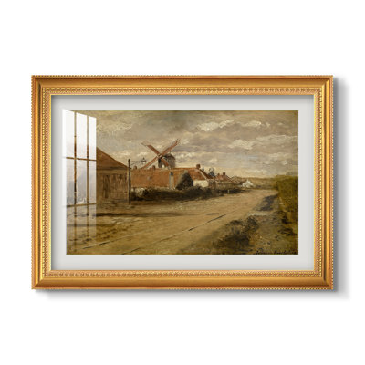 Le moulin de Kiel (Demolen van het Kiel), v. 1885-1888-Henri de Braekeleer-Impression encadrée personnalisée