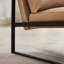 Fauteuil en cuir végétalien l 47,24 po-1765923665