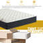 Matelas hybride uni ferme ferme à une face avec sommier tapissier / base Gayatri 9 pouces-67506405-67506401