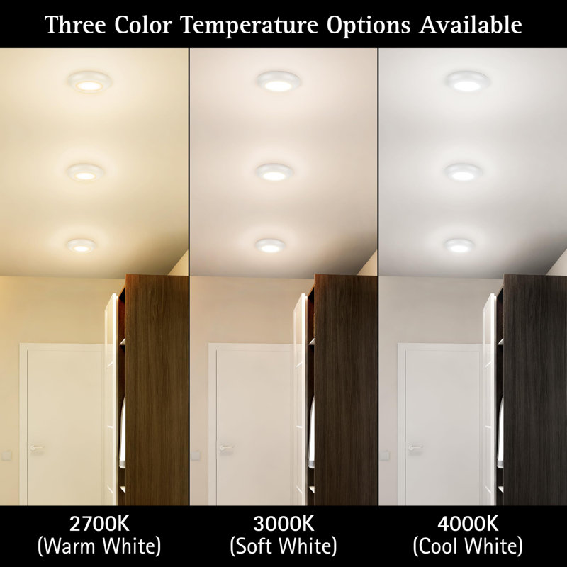 UltraLux 8" Warm White LED Flush Mount Ceiling Light