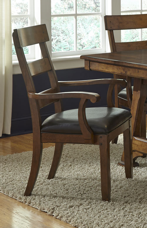 Chaise avec accoudoirs rembourrée Hayashi