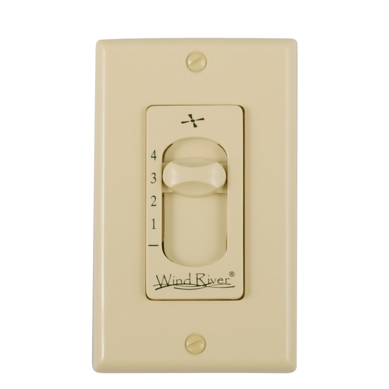 Wind River Celing Fan Remot and Wall Control, Ivory