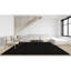 Tapis noir noué à la main de haute qualité-82459746