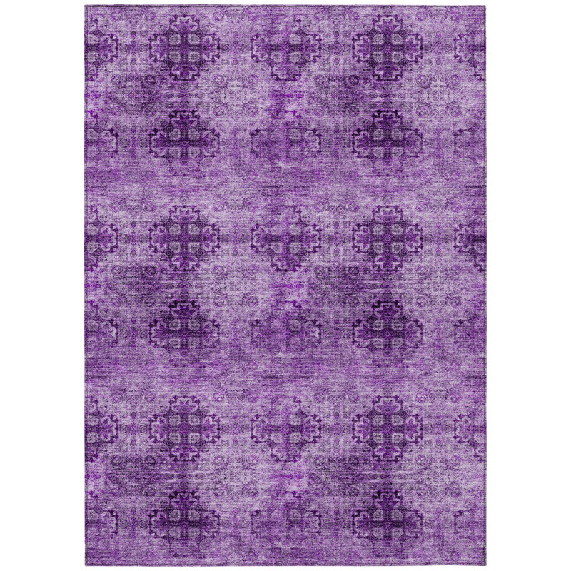 Kazakoff Floral Indoor / Outdoor Rug, Rectangle 8' x 10'
