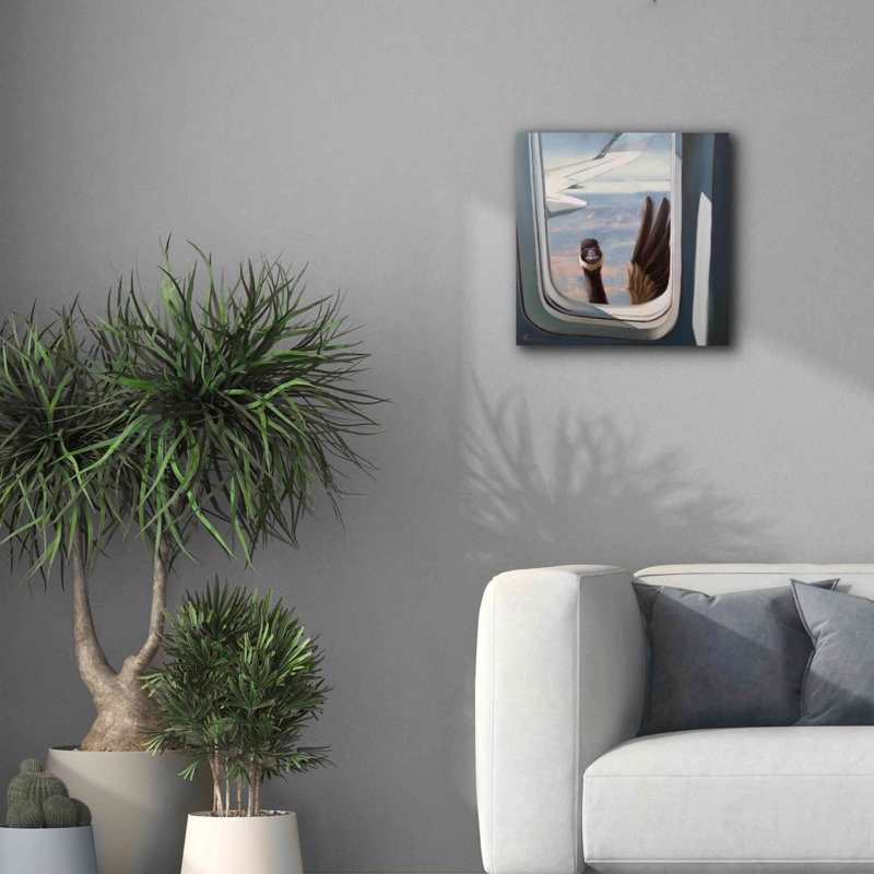 "Amical Skies" par Lucia Heffernan, H 18 po x l 18 po x P 0,75 po