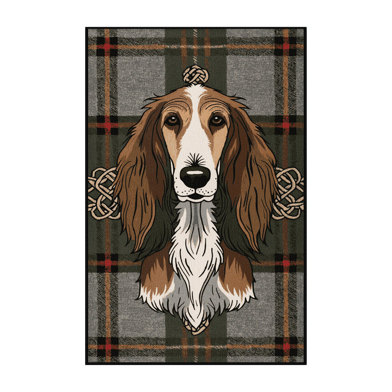  Tapis lavable pour chien écossais Deerhound, Tapis de couloir 2 pi x 4 pi