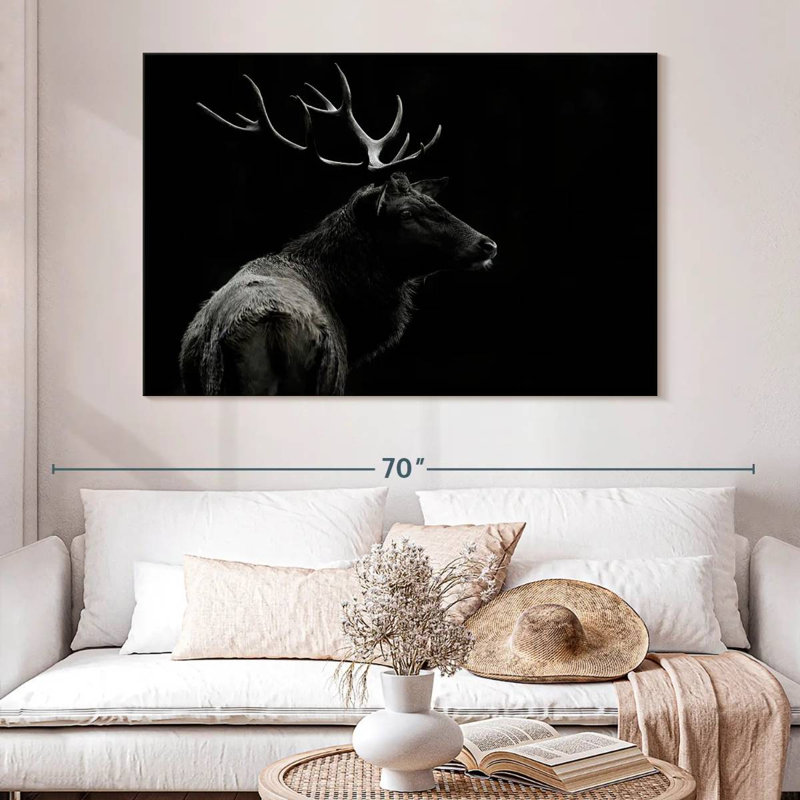 Brampt Soulful Elk, 34" H x 51" W