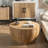 Ekansh Solid Wood Top Coffee Table-1918092289-1905890807