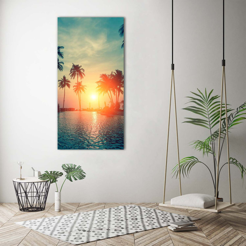 Tropical Beach - Wrapped Canvas Print