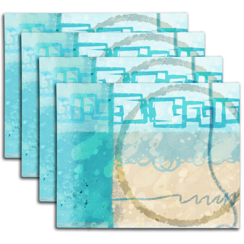 Polyester Abstract Rectangle Placemat