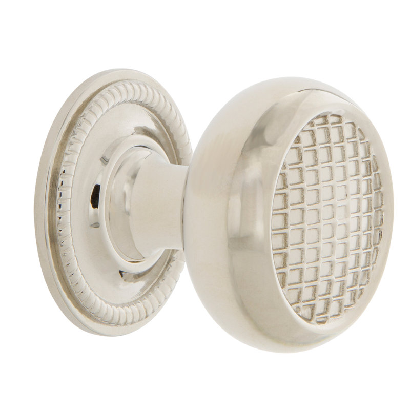 Poignée ronde 1 3/8" de diamètre Craftsman, Nickel poli