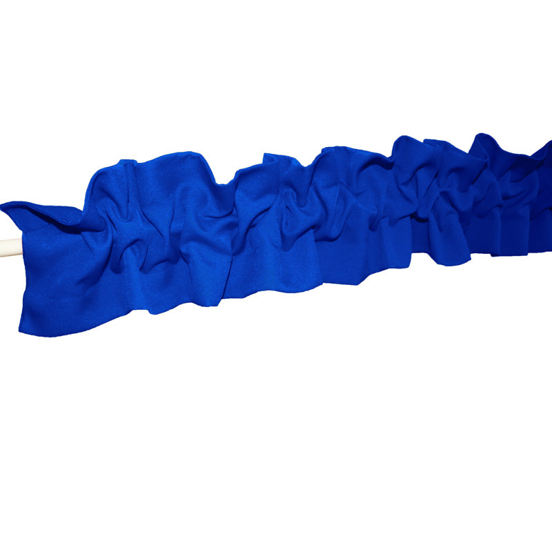 Window Valance, 58" W x 5" L, Royal Blue