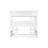 Twin Over Bunk Bed In White - Detachable Rubber Wood Design With Stable Ladders And Guardrails For Bedroom Structure Safe-820559487