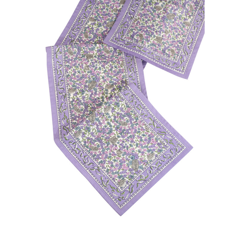 Chemin de table Lavender Blossom, Mauve / Rose