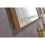 Miroir de salle de bain 118 "x 36" avec cadre en aluminium, fixation murale, brouillard, 3 options de couleur, gradation continue, réflexion non faussée, fonction de brouillard doré brossé, modes, verre,