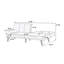 Canapé modulaire 2 pièces-504221189