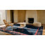 Tapis bleu marine antique antique Art Deco