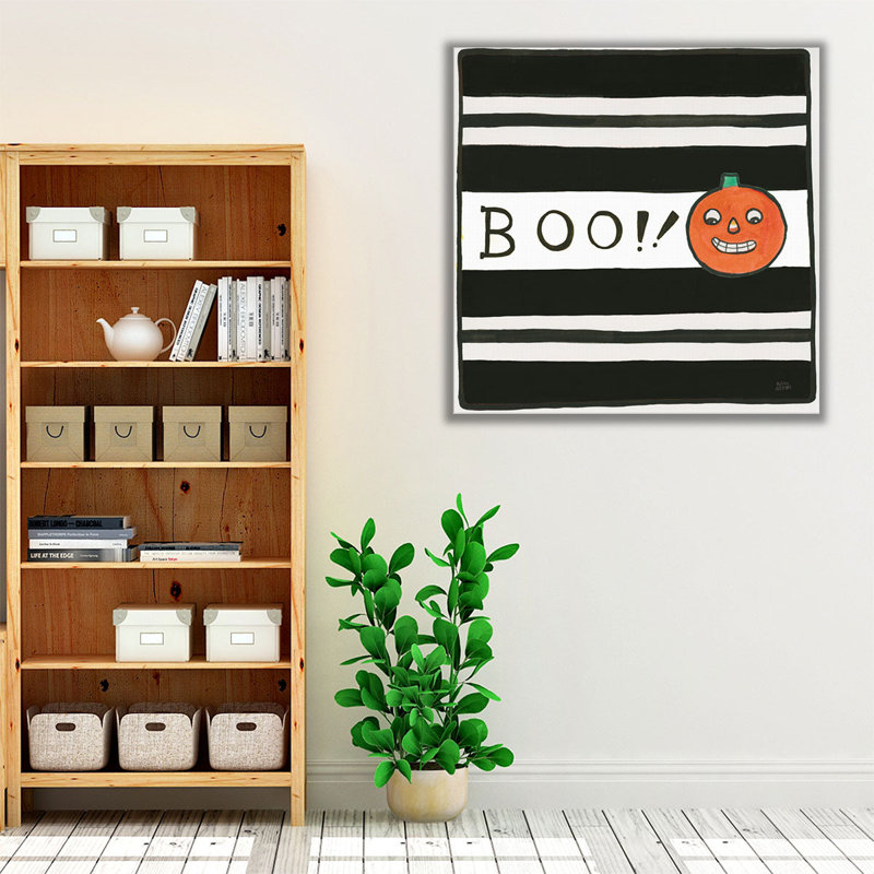 Boo - reproduction d'art sur toile, H 20 po x l 20 po