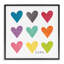 Aquarelle, cœurs mignons, amour-105742401-105742402