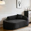 Canapé-lit moderne en chenille avec siège profond et 1 coussin-1670166525