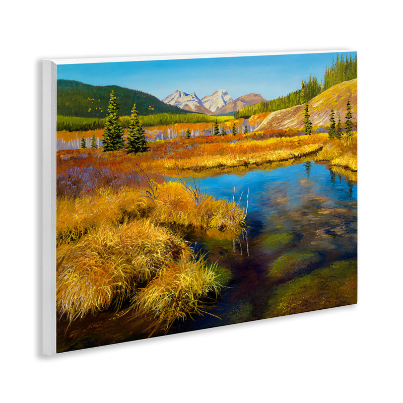 «Lush Pond Landscape» par Andrew Kiss