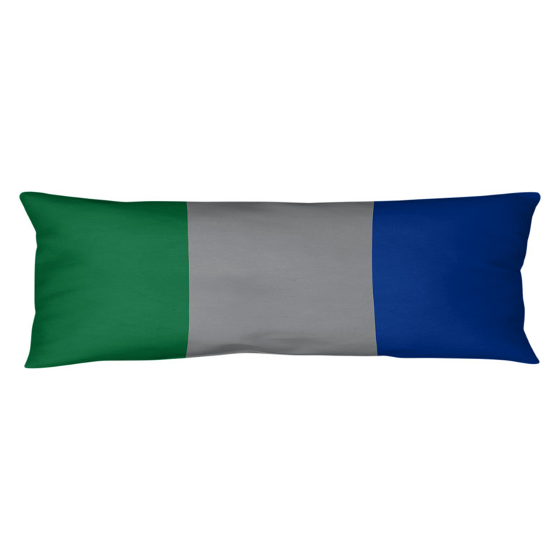 Polyester Medium Pillow, Green/Gray/Navy Blue, Seattle Football