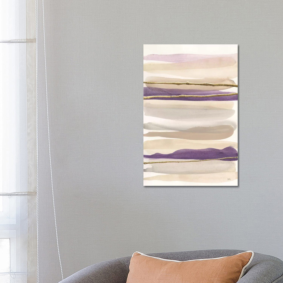 Gilded Amethyst II Crop by Chris Paschke - Wrapped Canvas Painting