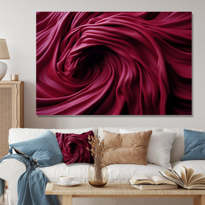 «Purple Soft Spirals Galaxy» - art mural abstrait en spirales