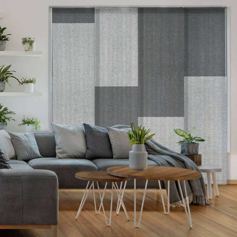 Sharmaine Room Darkening Manhattan Mist Vertical Blind