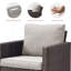 Ensemble de chaise de patio et repose-pieds en osier 4 pièces Naresa - Le confort pour votre oasis de jardin-1069964784