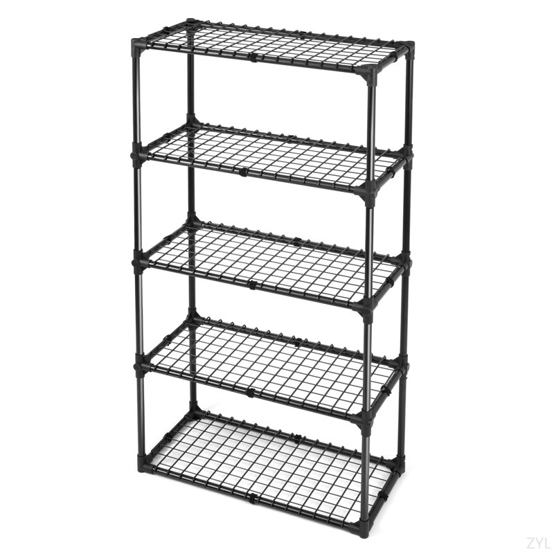 5-SHELF WIRE RACK(1PACK), 60" H x 29" W x 14" D