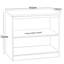 Bremser 72cm H x 85cm W Standard Bookcase-1642063084