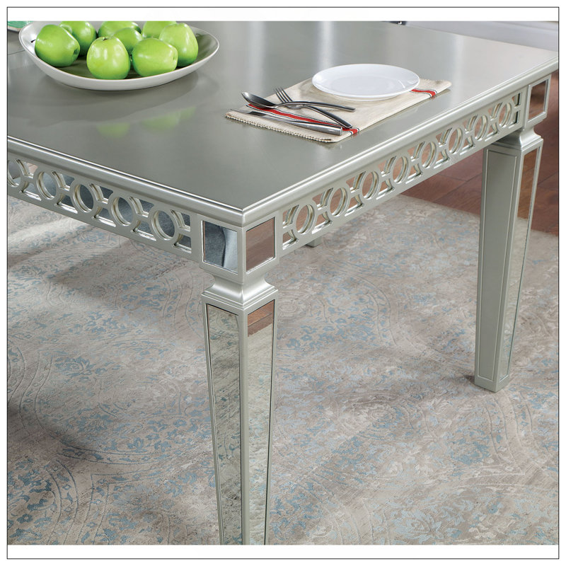 Table de salle à manger argentée W