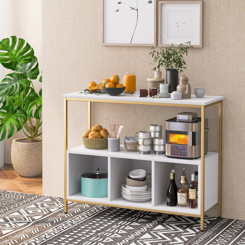 Nahian 110cm Sideboard, White